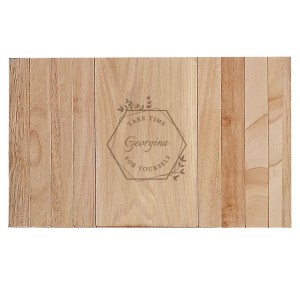 
                            Personalised Take Time For Yourself Wooden Sofa Tray