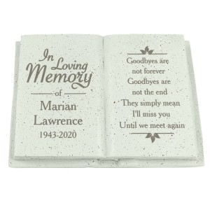 
                            Personalised In Loving Memory Memorial Book