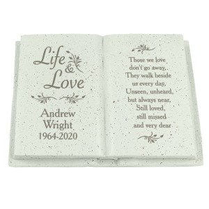 
                            Personalised Life & Love Memorial Book