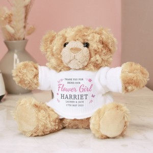 
                            Personalised Girls Free Text Teddy Bear