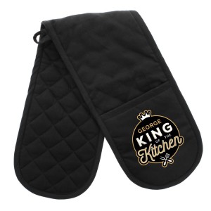 
                            Personalised King of the Kitchen Oven Gloves