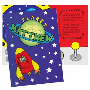 
                            Personalised Space Story Book