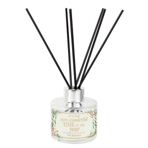 
                            Personalised "Wonderful Time of The Year" Christmas Reed Diffuser