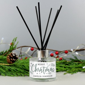 
                            Personalised Merry Christmas Reed Diffuser