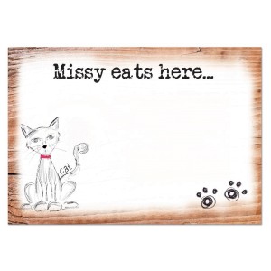 Personalised Scribble Cat Placemat