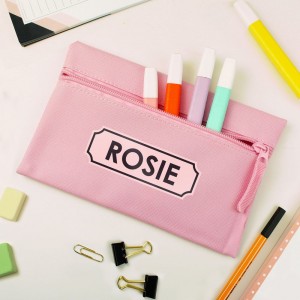 
                            Personalised Pink Pencil Case