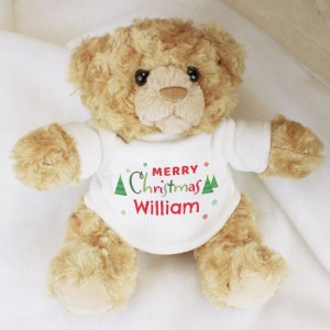 
                            Personalised Merry Christmas Teddy Bear