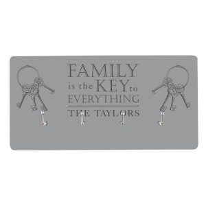 
                            Personalised Family Key Hooks