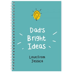 
                            Personalised Bright Ideas A5 Notebook