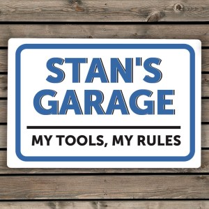 
                            Personalised Garage Plaque