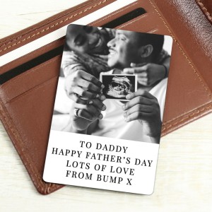 
                            Personalised Photo Upload Wallet Card