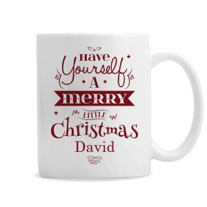 
                            Personalised Merry Little Christmas Mug
