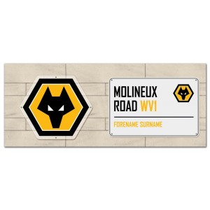 
                            Wolves Street Sign Mug