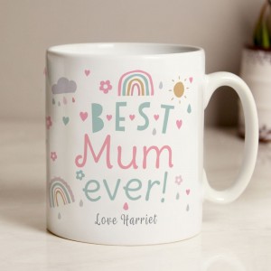 
                            Personalised Best Ever Rainbows & Sunshine Mug