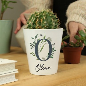 Personalised Botanical Plant Pot