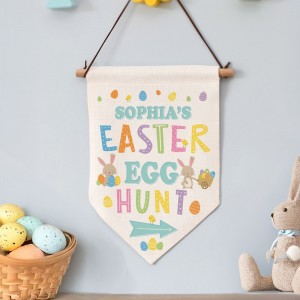 
                            Personalised Easter Egg Hunt Hanging Sign