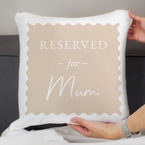 Personalised Cream Reserved For Cushion