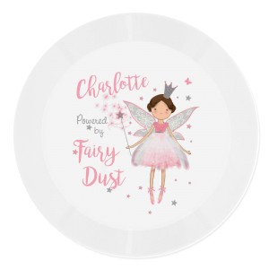 
                            Personalised Fairy Princess Plastic Plate