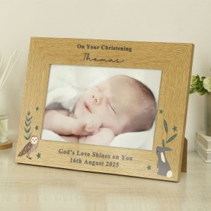 
                            Personalised Woodland Animals 6x4 Photo Frame