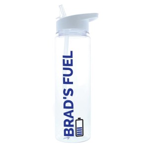 Personalised Blue Fuel Water Bottle