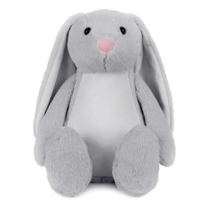 Personalised Comfort Grey Bunny 
