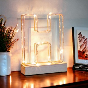 Personalised Light Up Letter Light - H