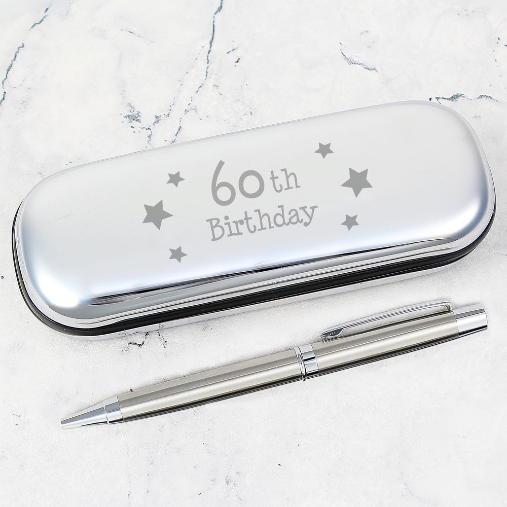 60th Birthday Pen & Box 60th Birthday Pen & Box