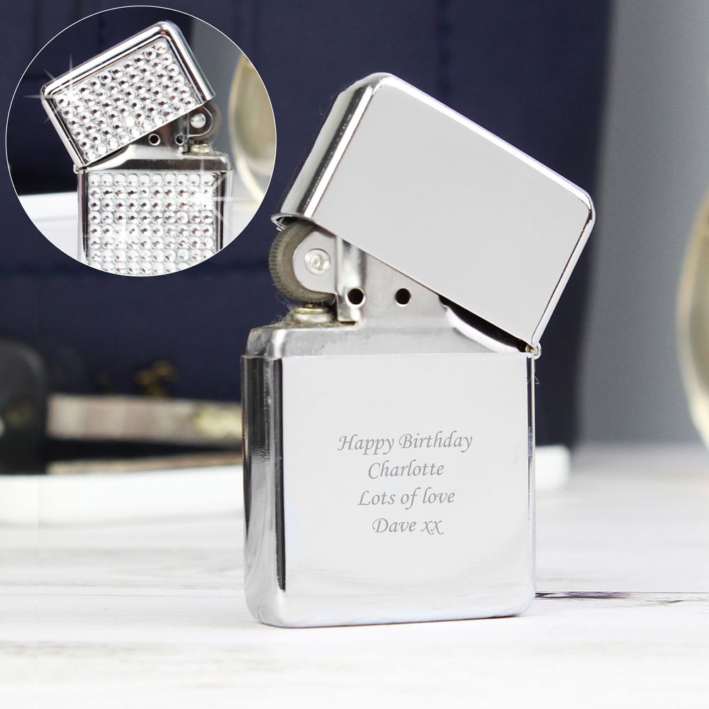 Personalised Diamante Lighter at Personalise.co.uk