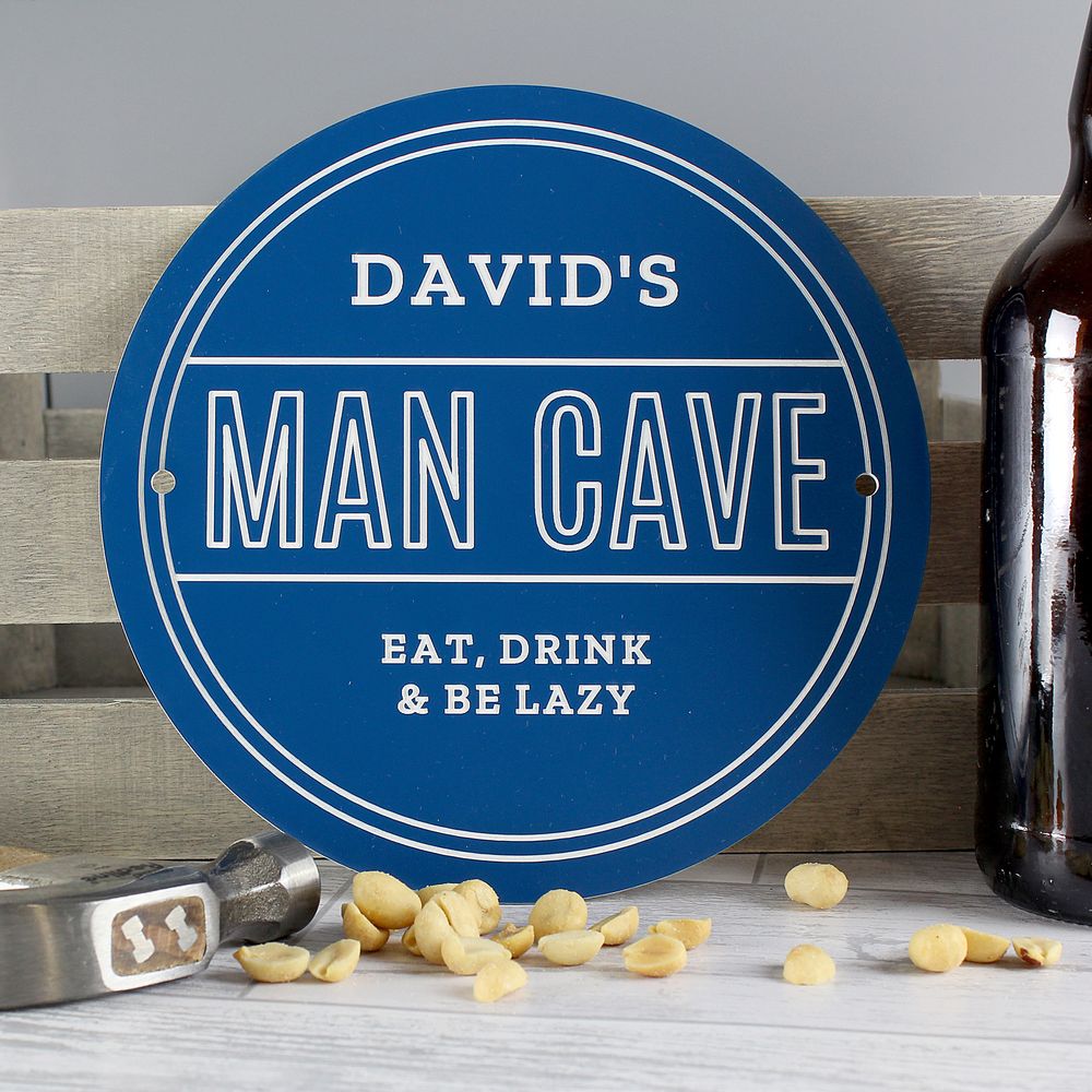 Personalised Man Cave Heritage Plaque Personalised Man Cave Heritage Plaque