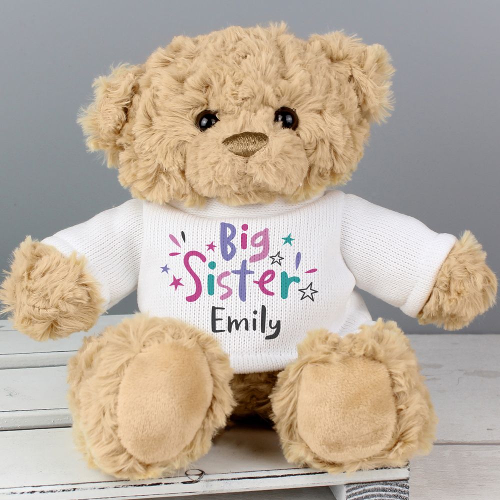 Personalised Big Sister Teddy Bear Personalised Big Sister Teddy Bear