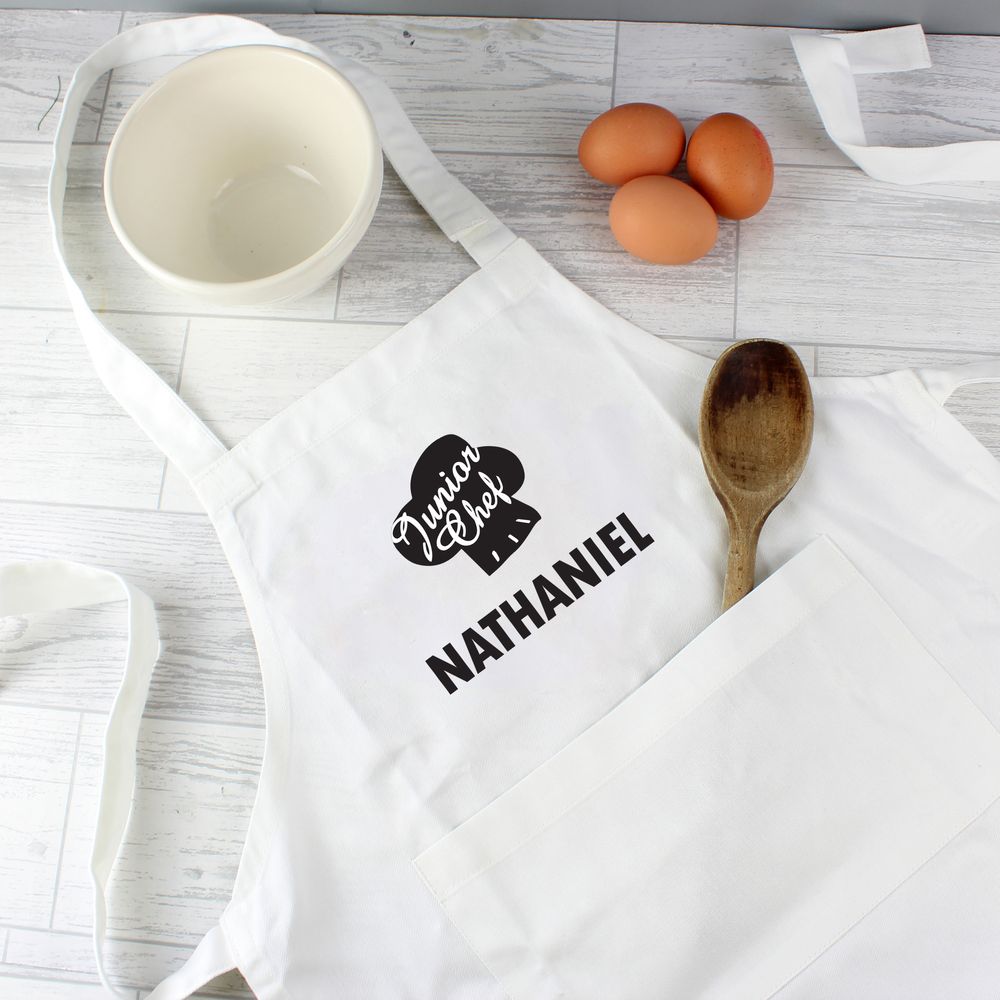 Personalised Junior Chef Childrens Apron from Personalise.co.uk