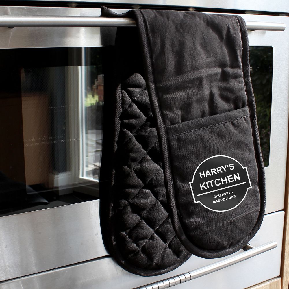 Personalised BBQ & Grill Oven Gloves Personalised BBQ & Grill Oven Gloves