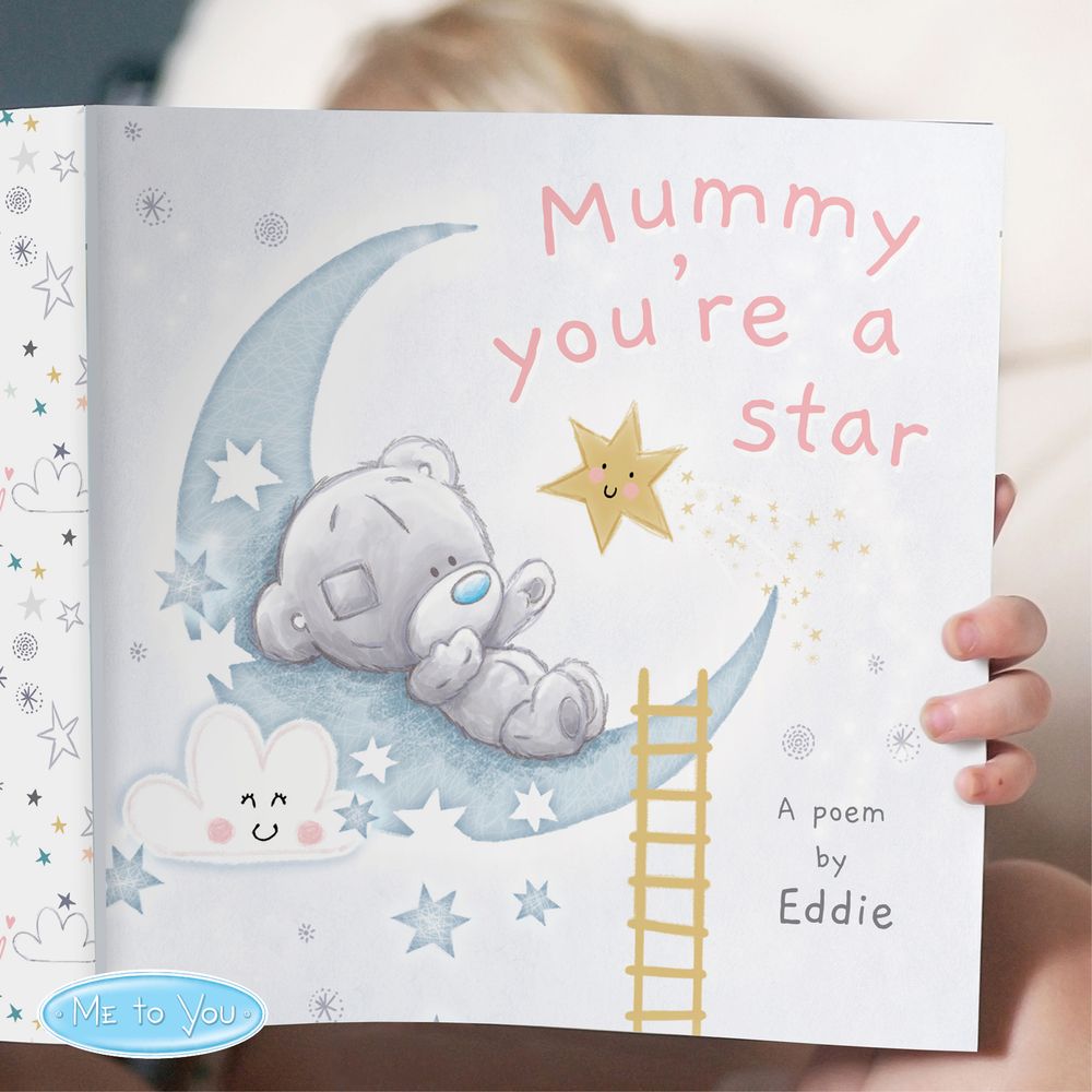 Personalised Tiny Tatty Teddy Mummy You're A Star, Poem Book at Personalise.co.uk