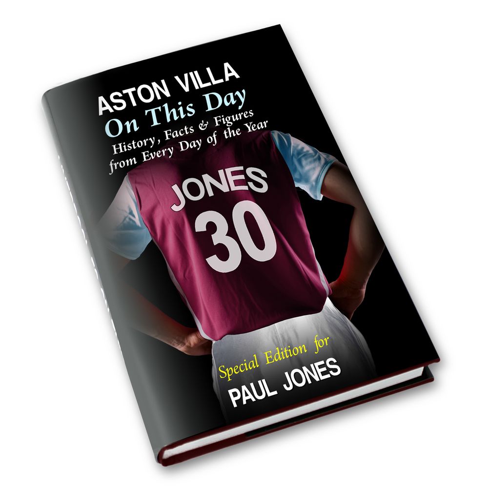 Personalised Aston Villa on this Day Book Personalised Aston Villa on this Day Book