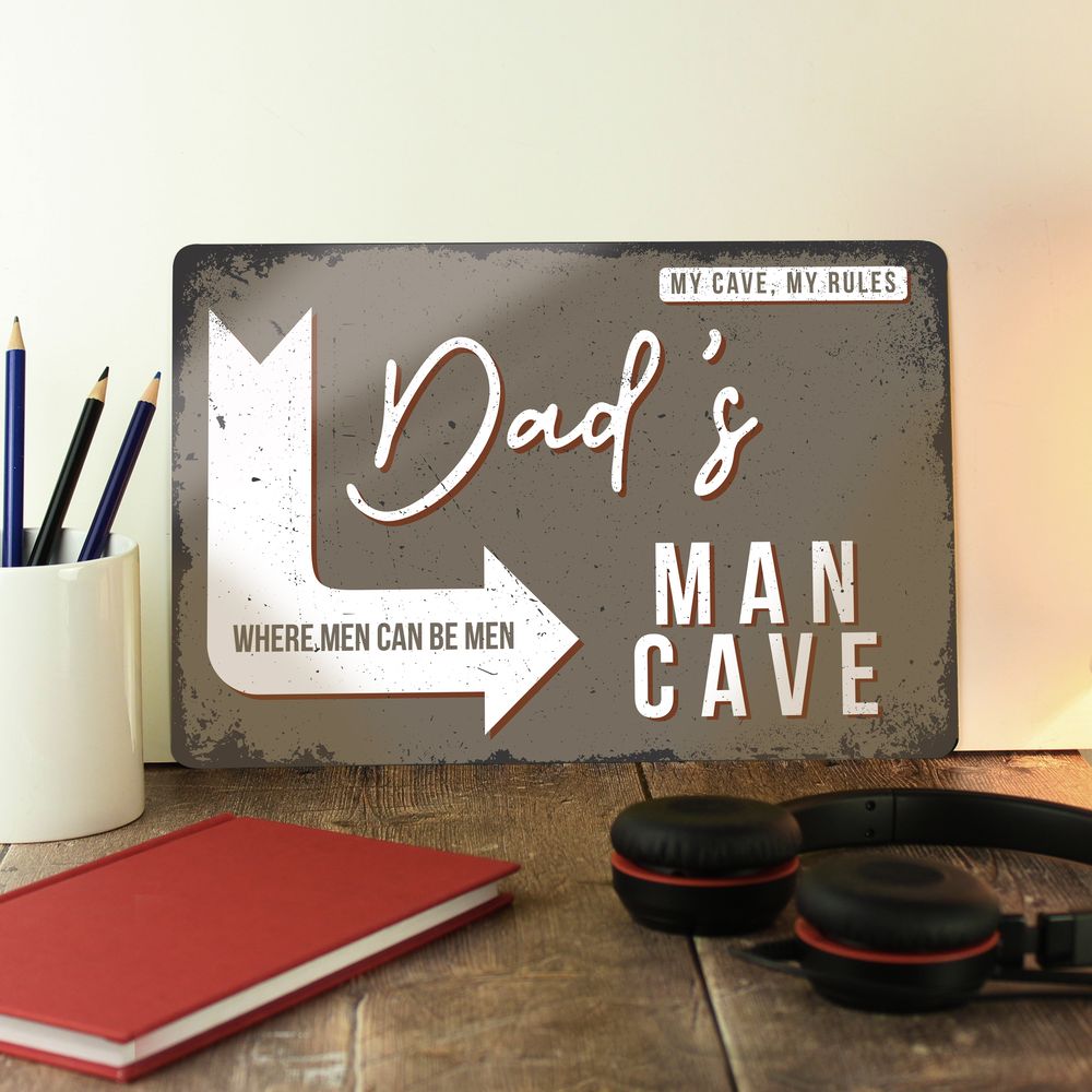 Personalised Man Cave Metal Sign Personalised Man Cave Metal Sign