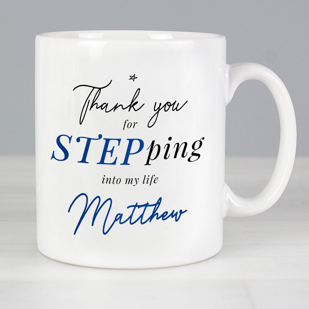Personalised Step Dad Mug at Personalise.co.uk