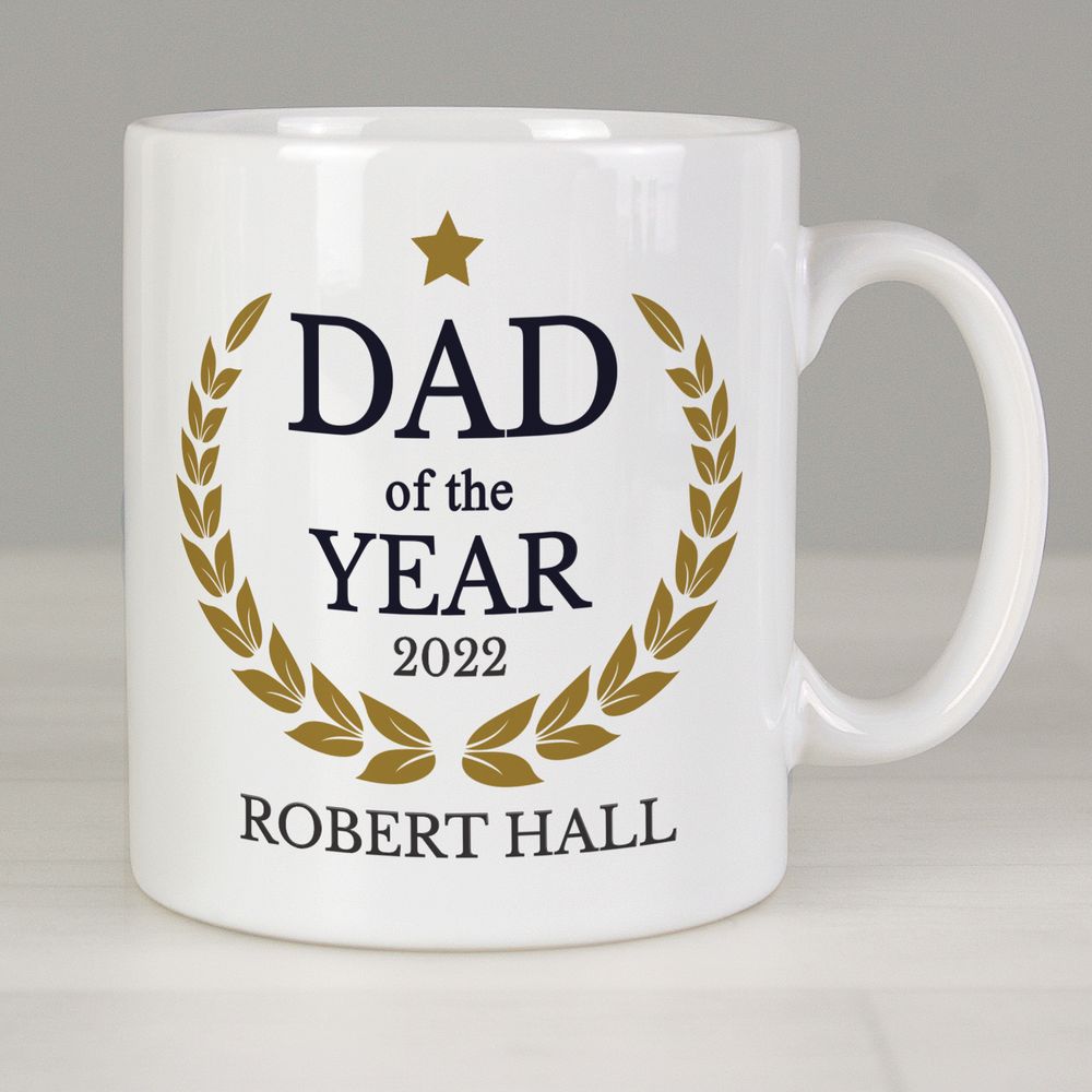 Personalised Dad of the Year Mug Personalised Dad of the Year Mug