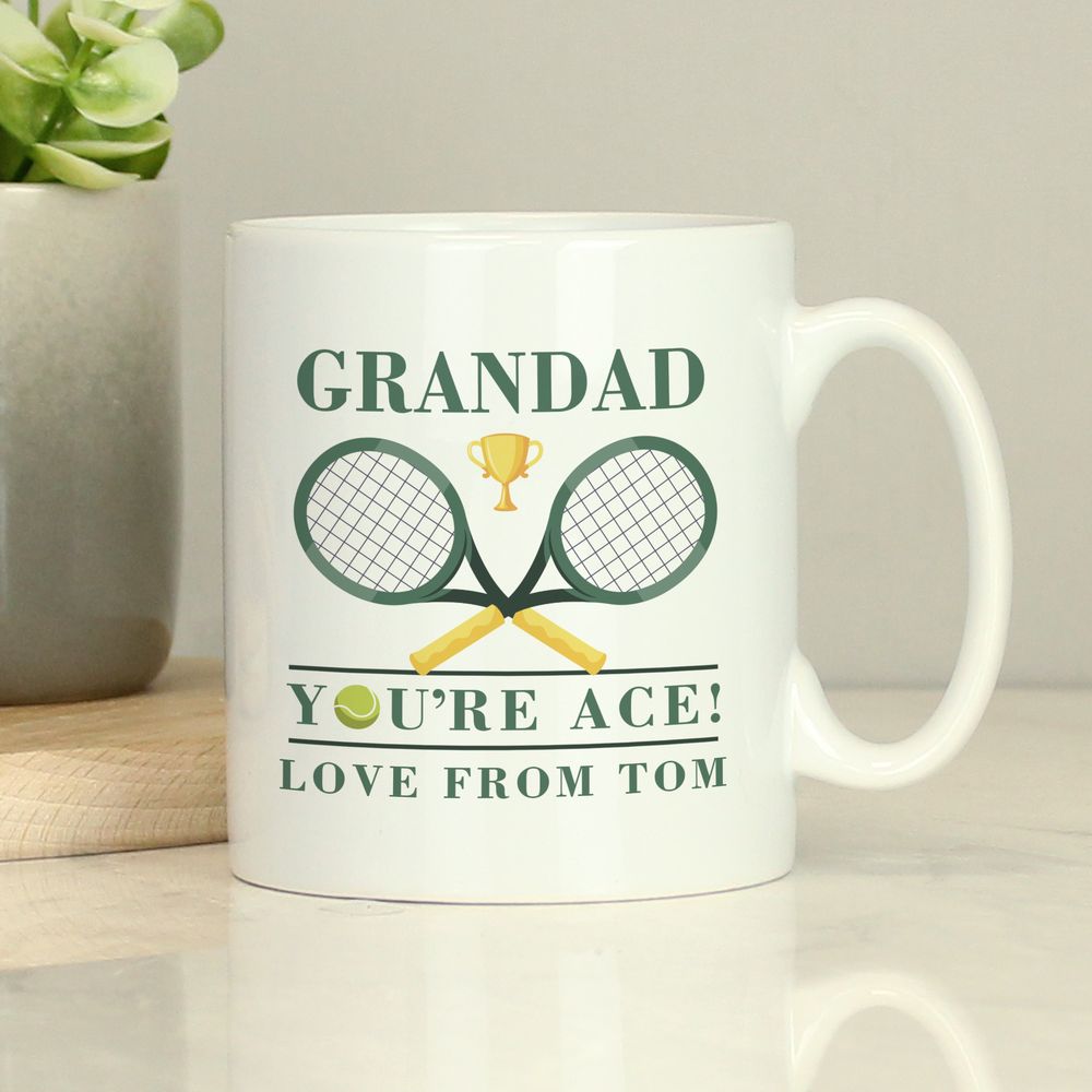 Personalised Tennis Mug Personalised Tennis Mug