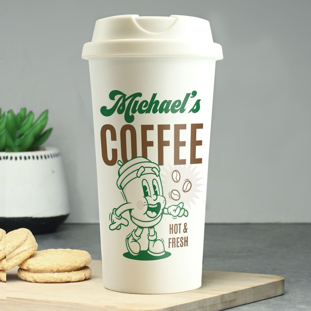 Personalised Coffee Travel Mug Personalised Coffee Travel Mug