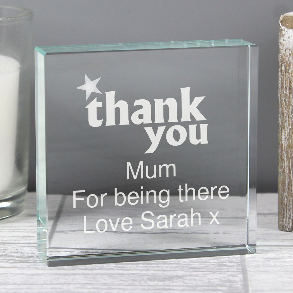 Personalised Thank you Crystal Token Personalised Thank you Crystal Token