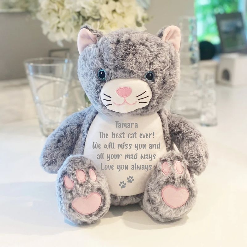 Personalised Record-A-Meow Keepsake Memory Cat - Gift Bag