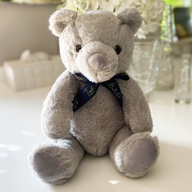 Personalised Record-A-Voice Teddy Bear - Grey
